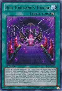 Don Thousand's Throne trading card from Primal Origin Don Thousand's Throne - Primal Origin YuGiOh trading card