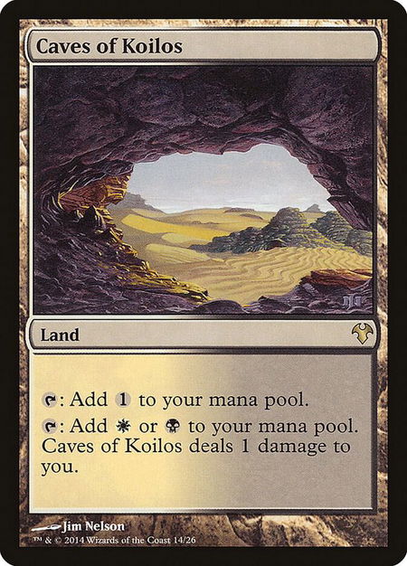 Caves of Koilos - Magic Modern Event Deck Magic: The Gathering trading card