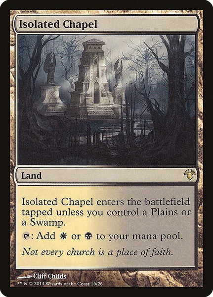 Isolated Chapel trading card from Magic Modern Event Deck Isolated Chapel - Magic Modern Event Deck Magic: The Gathering trading card