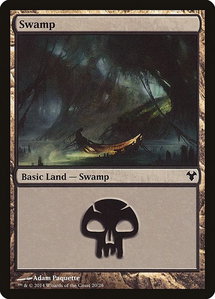 Swamp - Magic Modern Event Deck (MD1) #20 - Land Magic: The Gathering Trading Card