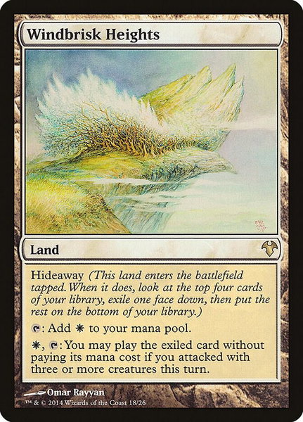 Windbrisk Heights trading card from Magic Modern Event Deck Windbrisk Heights - Magic Modern Event Deck Magic: The Gathering trading card