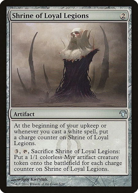 Shrine of Loyal Legions - Magic Modern Event Deck Magic: The Gathering trading card