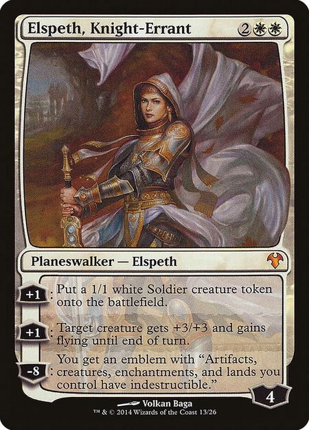 Elspeth, Knight-Errant - Magic Modern Event Deck Magic: The Gathering trading card