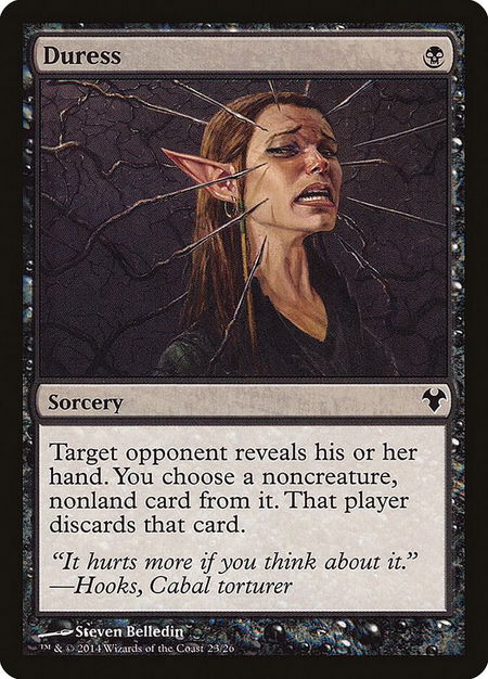 Duress - Magic Modern Event Deck Magic: The Gathering trading card