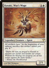 Kataki, War's Wage - Magic Modern Event Deck (MD1) #24 - Rare Magic: The Gathering Trading Card