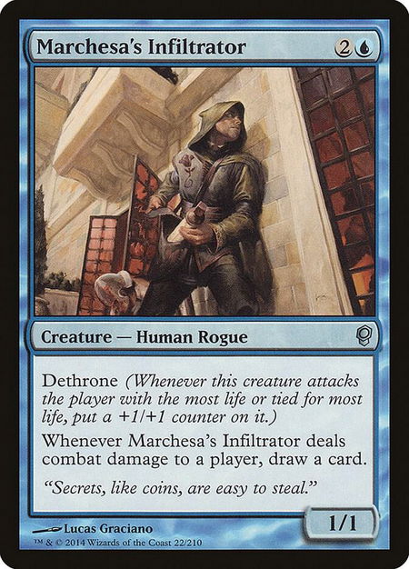 Marchesa's Infiltrator - Conspiracy Magic: The Gathering trading card