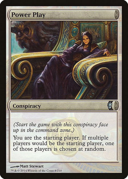Power Play - Conspiracy Magic: The Gathering trading card