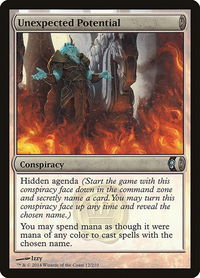 Unexpected Potential - Conspiracy (CNS) #12 - Uncommon Magic: The Gathering Trading Card