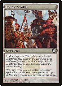 Double Stroke - Conspiracy (CNS) #4 - Uncommon Magic: The Gathering Trading Card