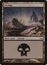 Swamp (59) - Duel Decks: Divine vs. Demonic (DDC) #59 - Land Magic: The Gathering Trading Card