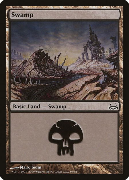 Swamp (59) - Duel Decks: Divine vs. Demonic Magic: The Gathering trading card