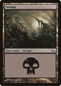 Swamp (62) - Duel Decks: Divine vs. Demonic (DDC) #62 - Land Magic: The Gathering Trading Card