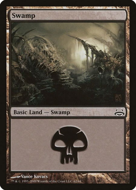 Swamp (62) - Duel Decks: Divine vs. Demonic Magic: The Gathering trading card