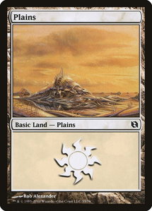 Plains (35) - Duel Decks: Elspeth vs. Tezzeret (DDF) #35 - Land Magic: The Gathering Trading Card