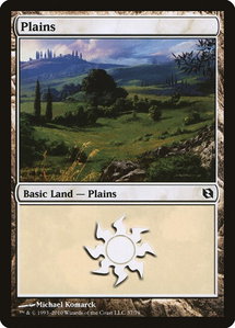Plains (37) - Duel Decks: Elspeth vs. Tezzeret (DDF) #37 - Land Magic: The Gathering Trading Card
