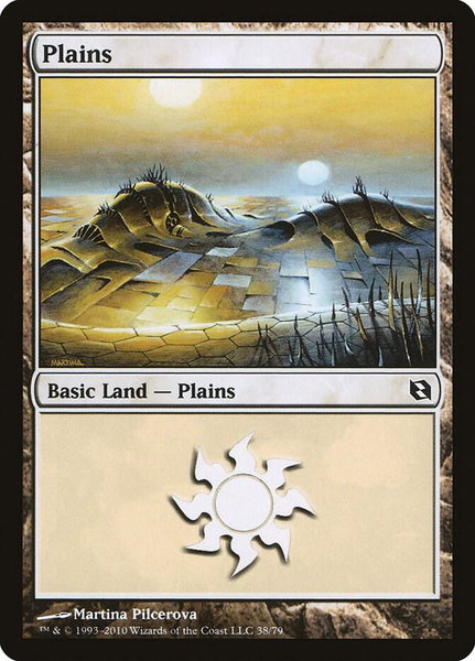 Plains (38) - Duel Decks: Elspeth vs. Tezzeret Magic: The Gathering trading card