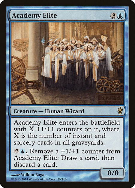 Academy Elite - Conspiracy Magic: The Gathering trading card