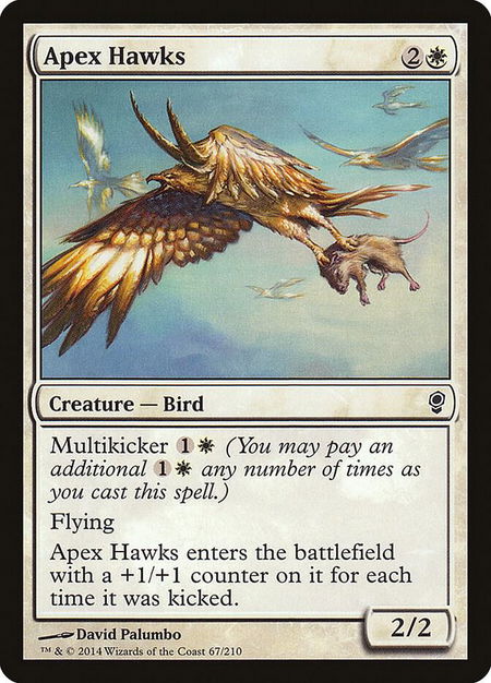 Apex Hawks - Conspiracy Magic: The Gathering trading card