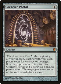 Coercive Portal - Conspiracy (CNS) #56 - Mythic Magic: The Gathering Trading Card