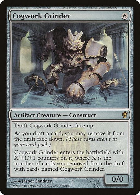 Cogwork Grinder - Conspiracy Magic: The Gathering trading card