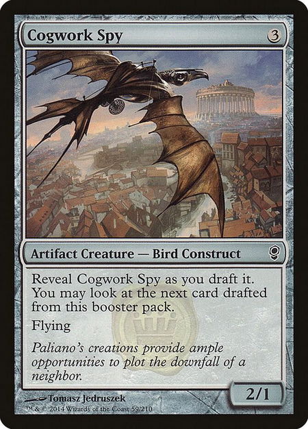 Cogwork Spy - Conspiracy Magic: The Gathering trading card