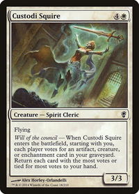 Custodi Squire - Conspiracy (CNS) #18 - Common Magic: The Gathering Trading Card