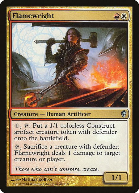 Flamewright - Conspiracy Magic: The Gathering trading card