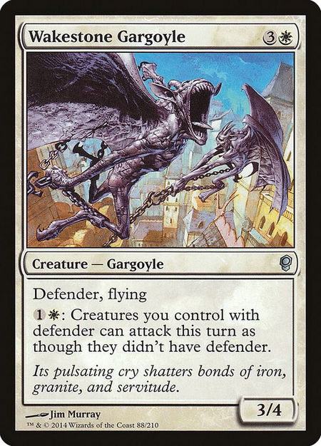 Wakestone Gargoyle - Conspiracy Magic: The Gathering trading card