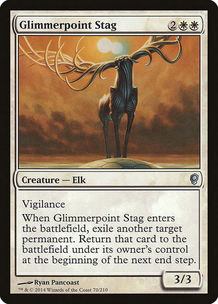 Glimmerpoint Stag - Conspiracy Magic: The Gathering trading card