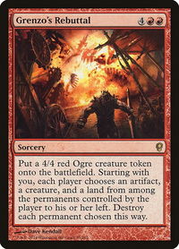 Grenzo's Rebuttal - Conspiracy (CNS) #33 - Rare Magic: The Gathering Trading Card