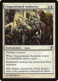 Unquestioned Authority - Conspiracy (CNS) #85 - Uncommon Magic: The Gathering Trading Card