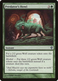 Predator's Howl - Conspiracy (CNS) #37 - Uncommon Magic: The Gathering Trading Card