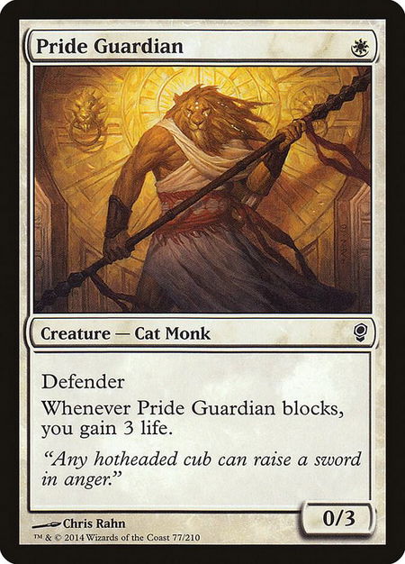 Pride Guardian - Conspiracy Magic: The Gathering trading card