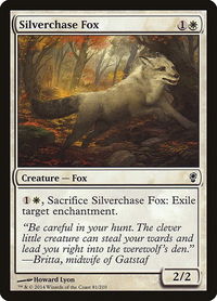 Silverchase Fox - Conspiracy (CNS) #81 - Common Magic: The Gathering Trading Card