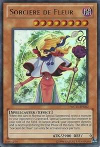 Sorciere de Fleur trading card from Yu-Gi-Oh! 5D's Over the Nexus Promo Cards Sorciere de Fleur - Yu-Gi-Oh! 5D's Over the Nexus Promo Cards YuGiOh trading card