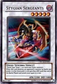 Stygian Sergeants - Yu-Gi-Oh! Video Game Promotional Cards (VDP) #WC10-EN003 - Ultra Rare YuGiOh Trading Card
