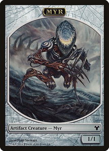 Myr // Spirit Double-Sided Token - Magic Modern Event Deck (MD1) #3 // 2 - Token Magic: The Gathering Trading Card