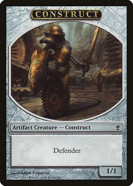 Construct Token - Conspiracy Magic: The Gathering trading card