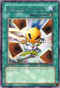 Hand Destruction - Duelist Pack 7: Jesse Anderson (DP07) #DP07-EN018 - Rare YuGiOh Trading Card