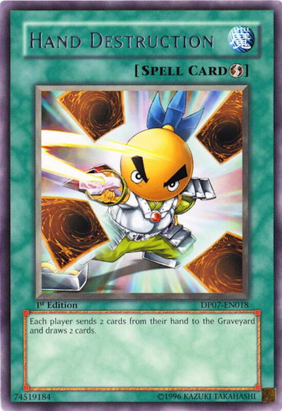 Hand Destruction - Duelist Pack 7: Jesse Anderson YuGiOh trading card