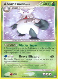 Abomasnow - Mysterious Treasures (MT) #19/123 - Rare Pokémon Trading Card