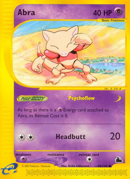 Abra - Skyridge Pokémon trading card