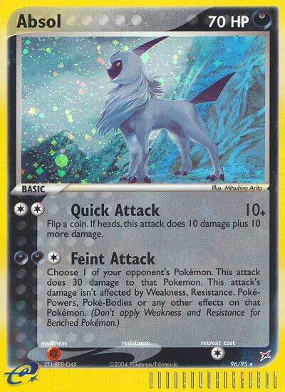 Absol - Team Magma vs Team Aqua Pokémon trading card