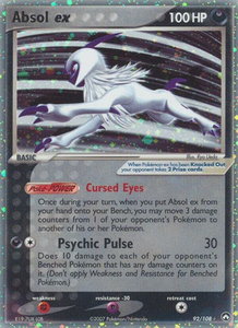 Absol ex - Power Keepers (PK) #92/108 - Ultra Rare Pokémon Trading Card
