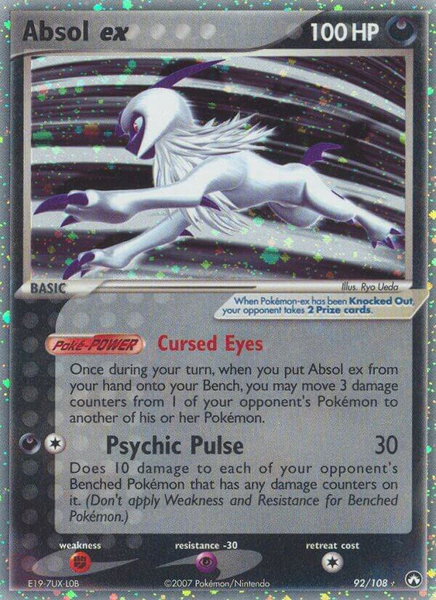 Absol ex - Power Keepers Pokémon trading card