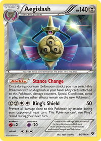Aegislash (86) - XY Base Set (XY) #86/146 - Holo Rare Pokémon Trading Card