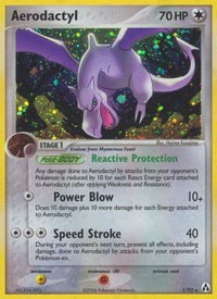 Aerodactyl - Legend Maker (LM) #1/92 - Holo Rare Pokémon Trading Card