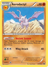 Aerodactyl - Dark Explorers (DEX) #53/108 - Rare Pokémon Trading Card
