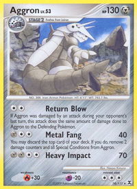 Aggron - Rising Rivals (RR) #14/111 - Rare Pokémon Trading Card