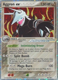 Aggron ex - Crystal Guardians (CG) #89/100 - Ultra Rare Pokémon Trading Card